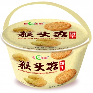 紅麴餅，猴菇餅